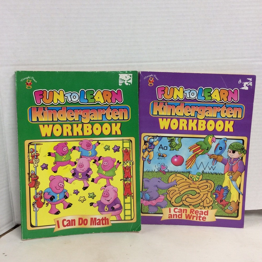 MerrigoldPress Fun to Learn Kindergarten Workbooks